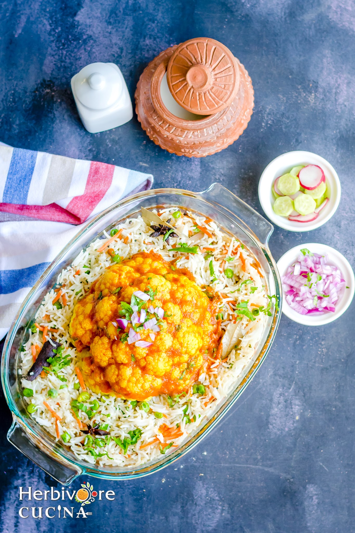 Vegan Gobi Musallam Biryani