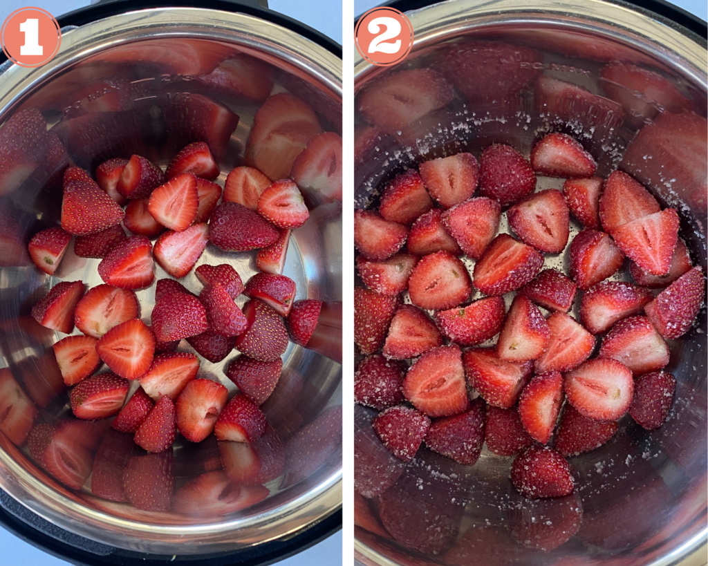 steps to make strawberry jam