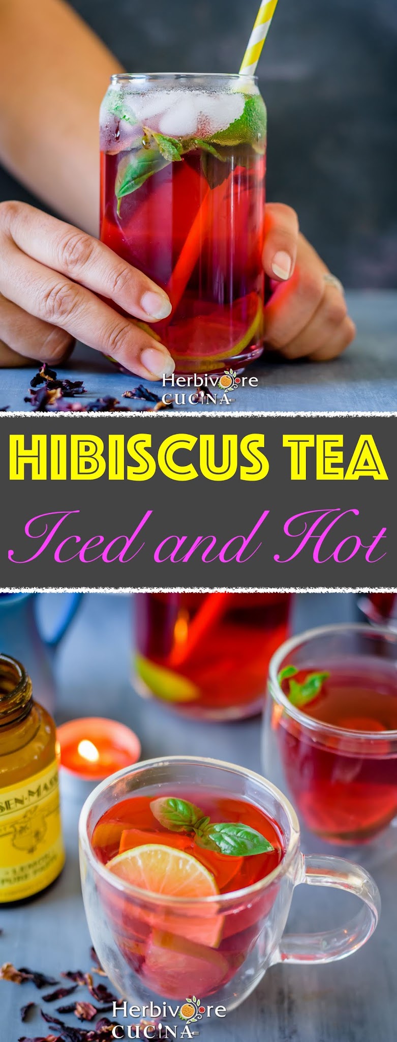 Pink Hibiscus Iced Tea