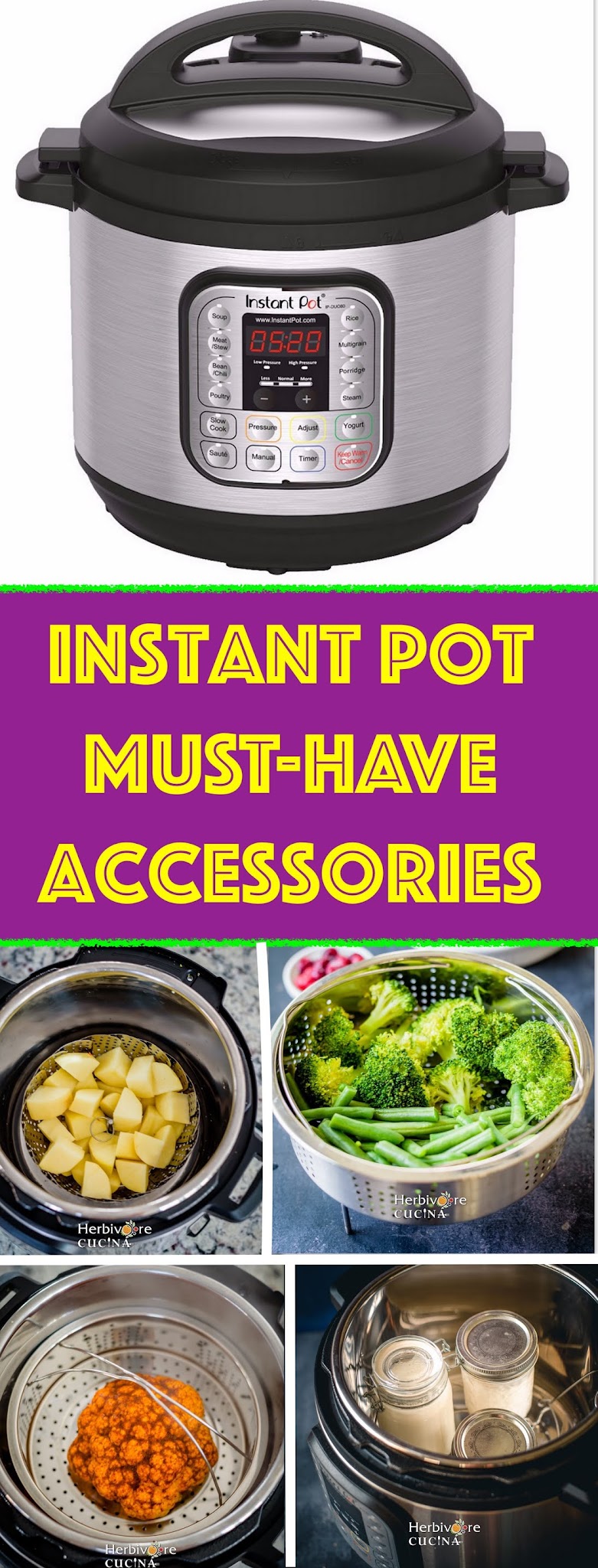 Instant Pot MUST-HAVE Accessories - Herbivore Cucina