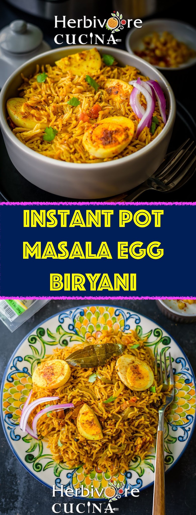 Egg biryani recipe (Instant pot & stovetop) - Swasthi's Recipes