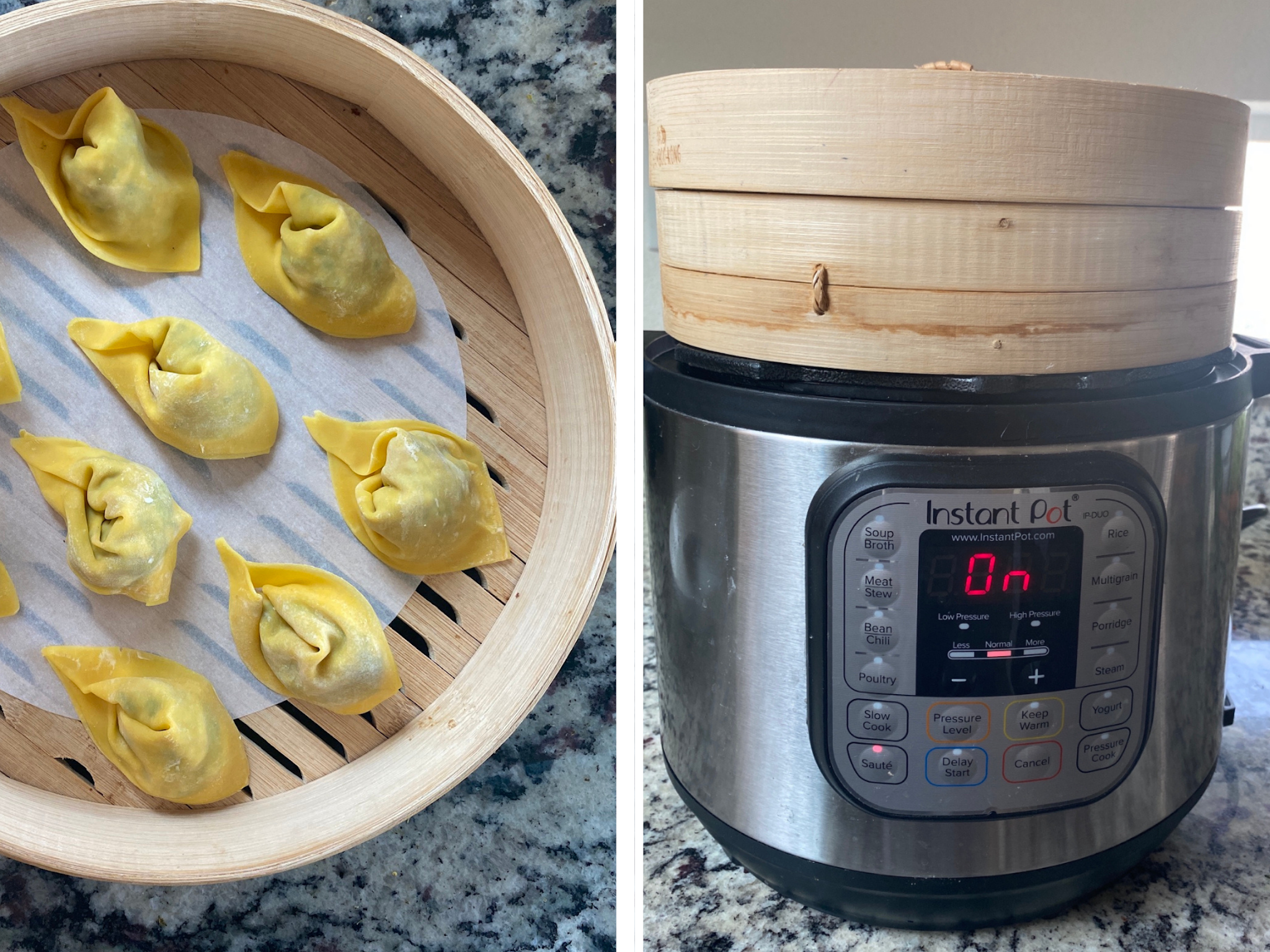 Instant Pot Steamed Dumplings - Herbivore Cucina