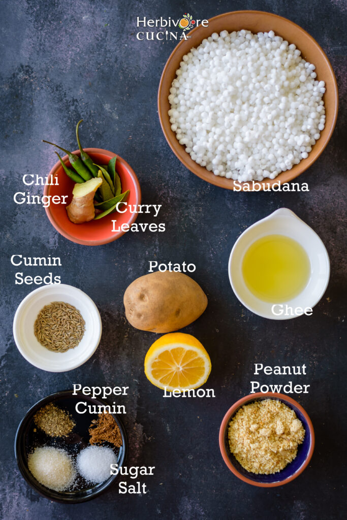 What you need to make sago pilaf