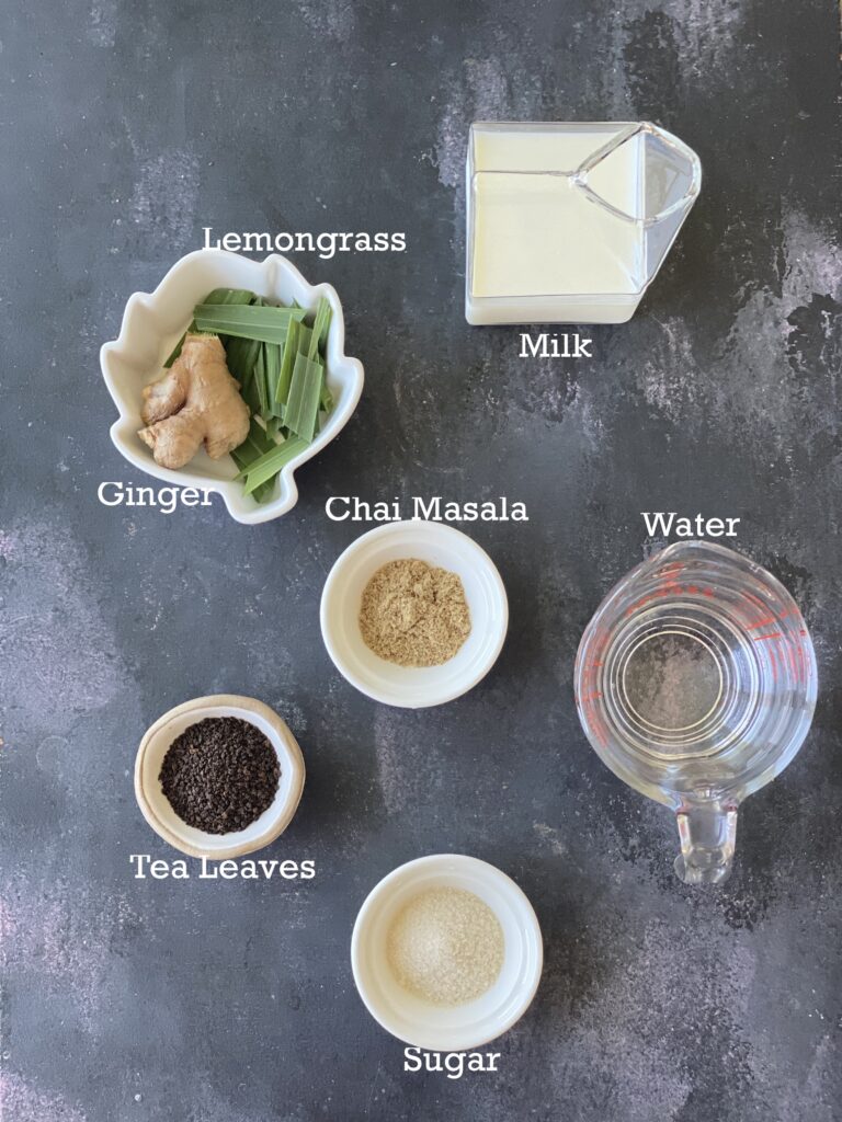 ingredients for chai