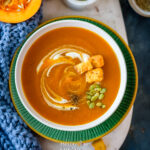 Top view of Pumpkin Soup