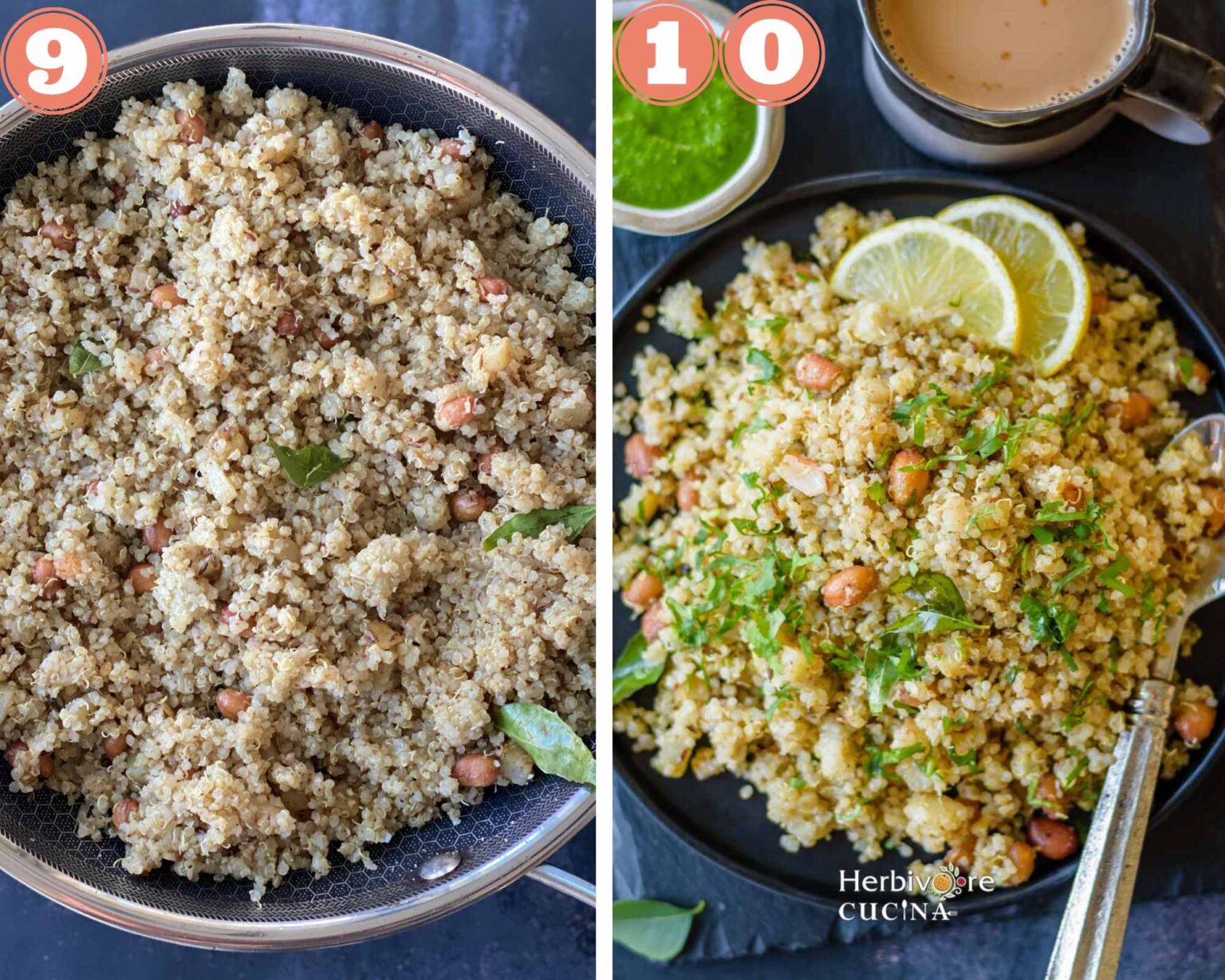 Quinoa Sabudana Khichdi Herbivore Cucina